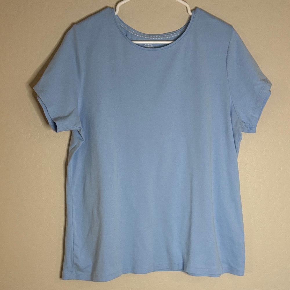 St. John's Bay Essential Blue Tee